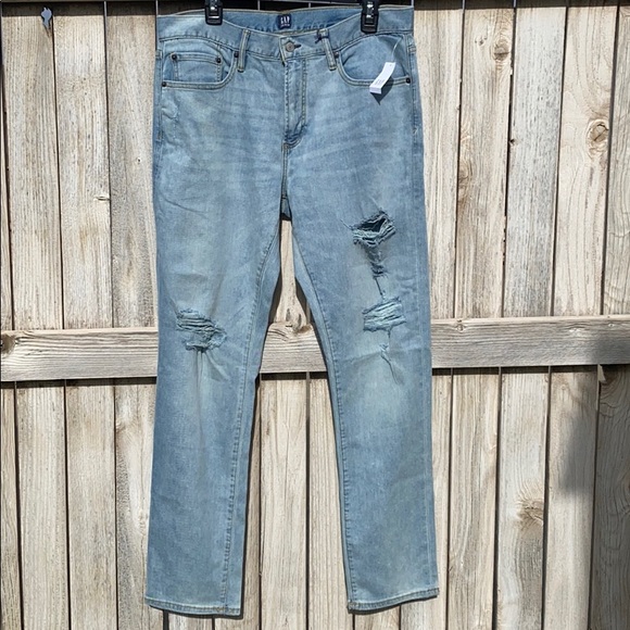 GAP Other - Wearlight Destructed Slim Jeans with GapFlex